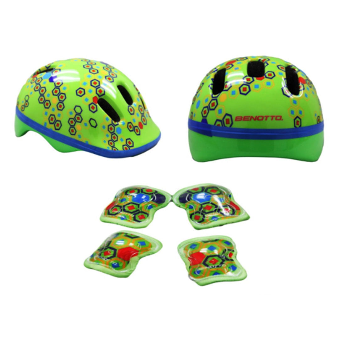 Casco Benotto Child Kit Verde