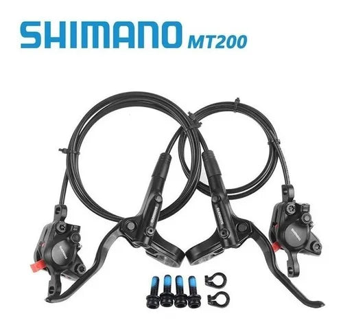 Frenos Hidraulicos Shimano Mt200 Bicicleta Disco Montaña Mtb